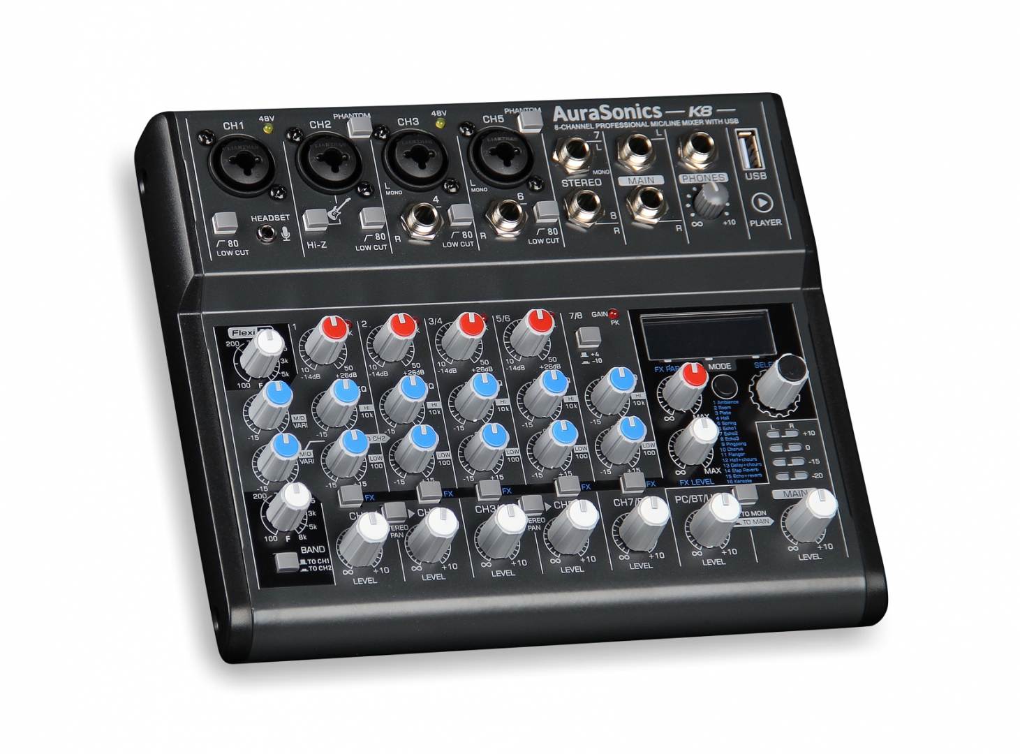 AuraSonics K8 компактный микшерный пульт в Тавде