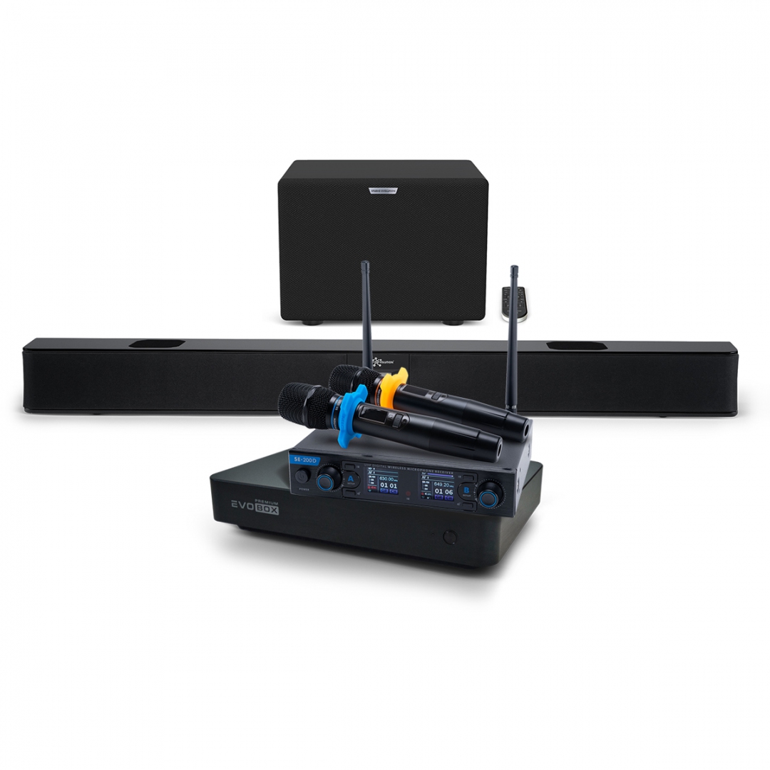 Hi-End караоке-система EVOBOX Premium + EvoSoundBar (саундбар с караоке) в Тавде
