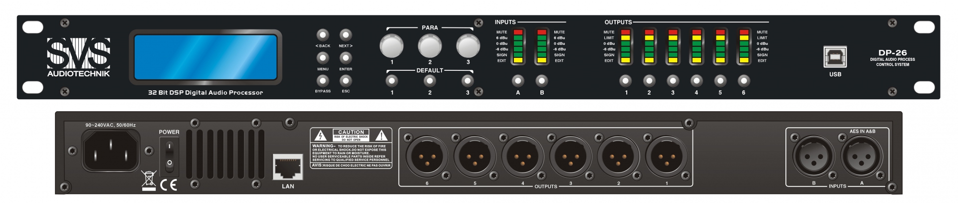 SVS Audiotechnik DP-26 Цифровой процессор: 2 входа 6 выходов в Тавде