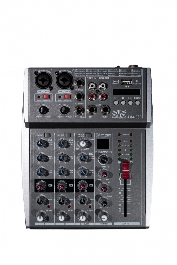 SVS Audiotechnik mixers AM-4 DSP Аналоговый микшерный пульт, 4-канала в Тавде