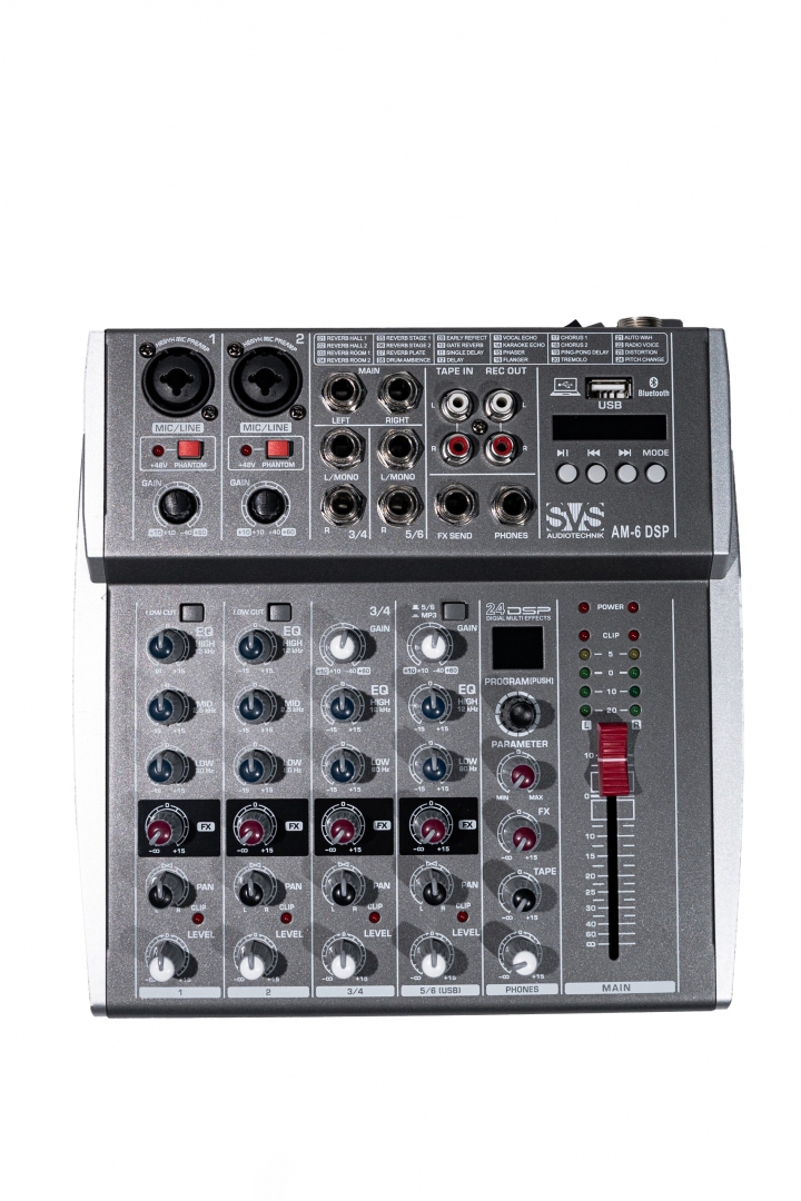 SVS Audiotechnik mixers AM-6 DSP Микшерный пульт аналоговый, 6-канальный SVS Audiotechnik mixers в Тавде