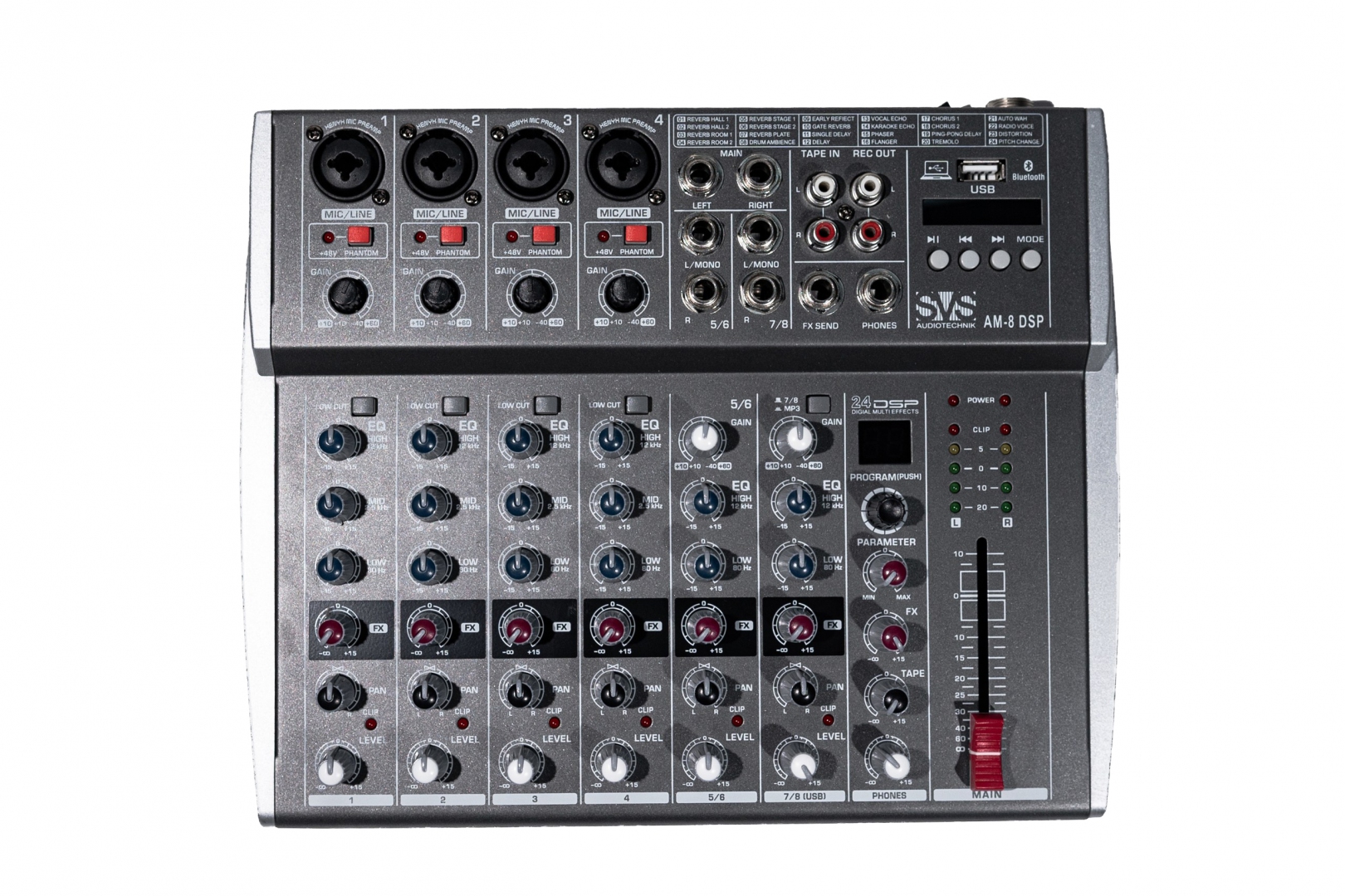 SVS Audiotechnik mixers AM-8 DSP Микшерный пульт аналоговый, 8-канальный в Тавде